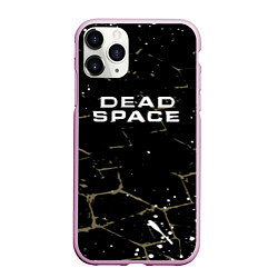 Чехол iPhone 11 Pro матовый Dead space текстура, цвет: 3D-розовый