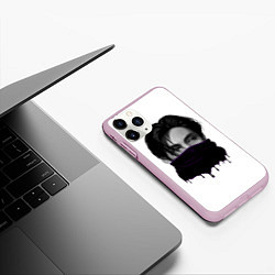 Чехол iPhone 11 Pro матовый Тэхен бтс bts kim taehyung, цвет: 3D-розовый — фото 2