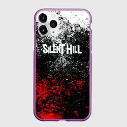 Чехол iPhone 11 Pro матовый Silenthill брызги красок