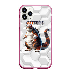 Чехол iPhone 11 Pro матовый Catzilla big