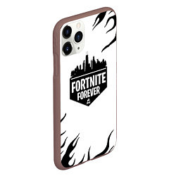 Чехол iPhone 11 Pro матовый Epic games fortnite fire, цвет: 3D-коричневый — фото 2