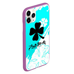 Чехол iPhone 11 Pro матовый Black Clover best anime, цвет: 3D-фиолетовый — фото 2