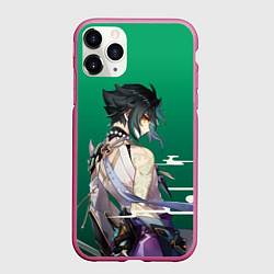 Чехол iPhone 11 Pro матовый Genshin персонаж игры - Сяо Xiao
