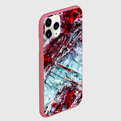 Чехол iPhone 11 Pro матовый Лёд и кровь, цвет: 3D-малиновый — фото 2
