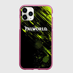 Чехол iPhone 11 Pro матовый Palworld logo black green