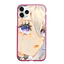 Чехол iPhone 11 Pro матовый Genshin Impact Furina cry tears