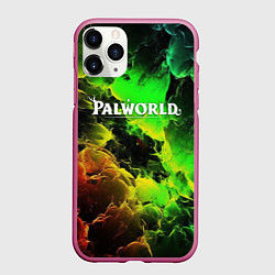 Чехол iPhone 11 Pro матовый Palworld логотип абстракт