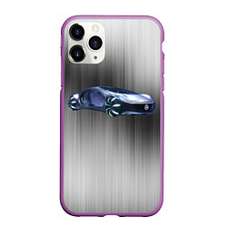 Чехол iPhone 11 Pro матовый Mercedes-benz AVTR, цвет: 3D-фиолетовый