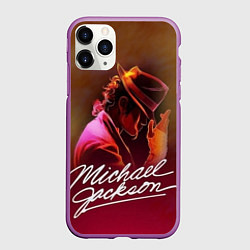 Чехол iPhone 11 Pro матовый Michael Jackson нарисованный кистью