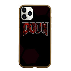 Чехол iPhone 11 Pro матовый Doom mick gordon, цвет: 3D-коричневый