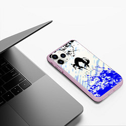 Чехол iPhone 11 Pro матовый Хидео кодзима game death stranding, цвет: 3D-розовый — фото 2
