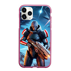 Чехол iPhone 11 Pro матовый Mass Effect - ai art