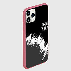 Чехол iPhone 11 Pro матовый Barcelona краски текстура фк, цвет: 3D-малиновый — фото 2