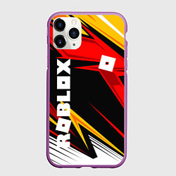 Чехол iPhone 11 Pro матовый Роблокс - спортивная абстрация