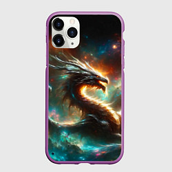 Чехол iPhone 11 Pro матовый The incredible space dragon