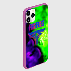 Чехол iPhone 11 Pro матовый Цикады токсичный огонь, цвет: 3D-фиолетовый — фото 2