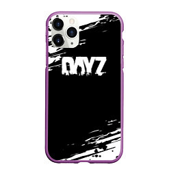 Чехол iPhone 11 Pro матовый Dayz текстура краски, цвет: 3D-фиолетовый