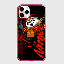 Чехол iPhone 11 Pro матовый Панда синоби