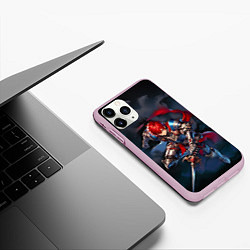 Чехол iPhone 11 Pro матовый Sousou no Frieren - Stark, цвет: 3D-розовый — фото 2