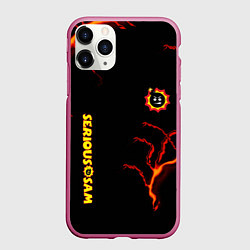 Чехол iPhone 11 Pro матовый Serious Sam game storm