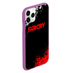 Чехол iPhone 11 Pro матовый Farcry текстура краски, цвет: 3D-фиолетовый — фото 2