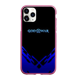 Чехол iPhone 11 Pro матовый God of War geometry steel