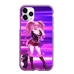 Чехол iPhone 11 Pro матовый Джунко Эношима из Данганронпы, цвет: 3D-фиолетовый