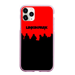 Чехол iPhone 11 Pro матовый Linkin park rock team