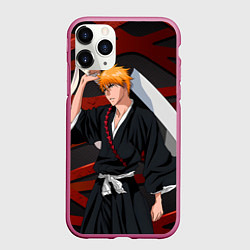 Чехол iPhone 11 Pro матовый Ичиго Куросаки из Блича