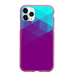 Чехол iPhone 11 Pro матовый Geometry polygonal psy