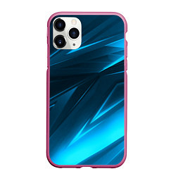 Чехол iPhone 11 Pro матовый Geometry stripes neon color