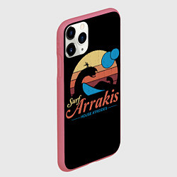 Чехол iPhone 11 Pro матовый Арракис Дюна Шаи-Хулуд, цвет: 3D-малиновый — фото 2