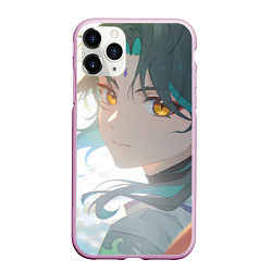 Чехол iPhone 11 Pro матовый Genshin Impact Xiao Adept smile, цвет: 3D-розовый