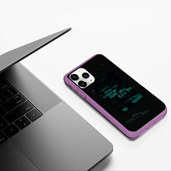 Чехол iPhone 11 Pro матовый Your komfort zone will kill you, цвет: 3D-фиолетовый — фото 2
