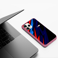 Чехол iPhone 11 Pro матовый M power - цвета бмв, цвет: 3D-малиновый — фото 2