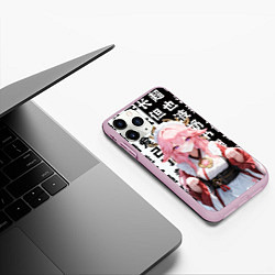 Чехол iPhone 11 Pro матовый Горничная Яэ Мико - Геншин Импакт, цвет: 3D-розовый — фото 2