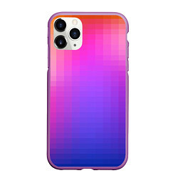 Чехол iPhone 11 Pro матовый Gradient 8-bit