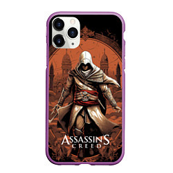 Чехол iPhone 11 Pro матовый Assassins creed город в песках