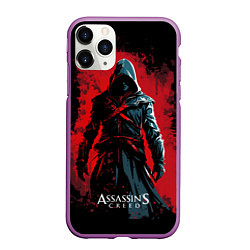 Чехол iPhone 11 Pro матовый Assassins creed выход из темноты