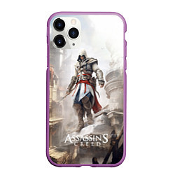 Чехол iPhone 11 Pro матовый Assassins creed town