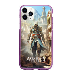 Чехол iPhone 11 Pro матовый Assassins creed старый город