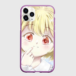 Чехол iPhone 11 Pro матовый Touhou Project Rumia cute, цвет: 3D-фиолетовый