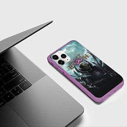 Чехол iPhone 11 Pro матовый The Immortal Empire - Last Epoch, цвет: 3D-фиолетовый — фото 2