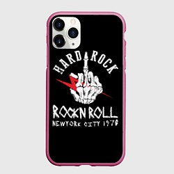 Чехол iPhone 11 Pro матовый Хард-рок, рок-н-ролл