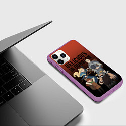 Чехол iPhone 11 Pro матовый Delicious in Dungeon, цвет: 3D-фиолетовый — фото 2