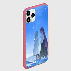 Чехол iPhone 11 Pro матовый Fern Stark Kraft, цвет: 3D-малиновый — фото 2