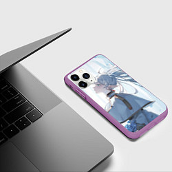 Чехол iPhone 11 Pro матовый Sousou no Frieren, цвет: 3D-фиолетовый — фото 2