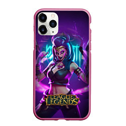 Чехол iPhone 11 Pro матовый League Of Legends Akali Kda