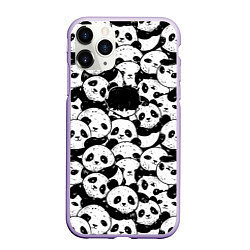 Чехол iPhone 11 Pro матовый Выходной господина злодея с пандами