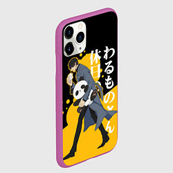 Чехол iPhone 11 Pro матовый Выхлдной господина злодея, цвет: 3D-фиолетовый — фото 2